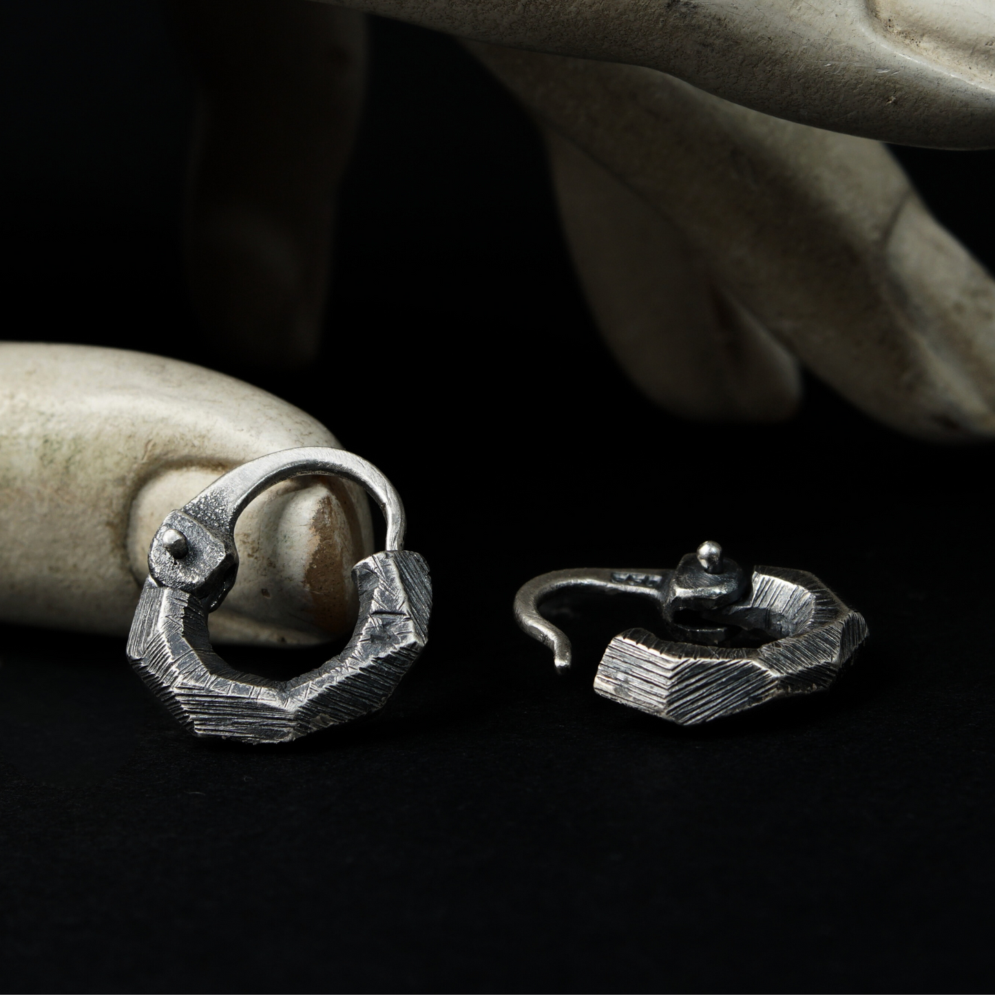 Garra Facetada Plata